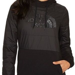 GUC The North Face Reflective Pullover Hoodie, Women's, Black, XXL